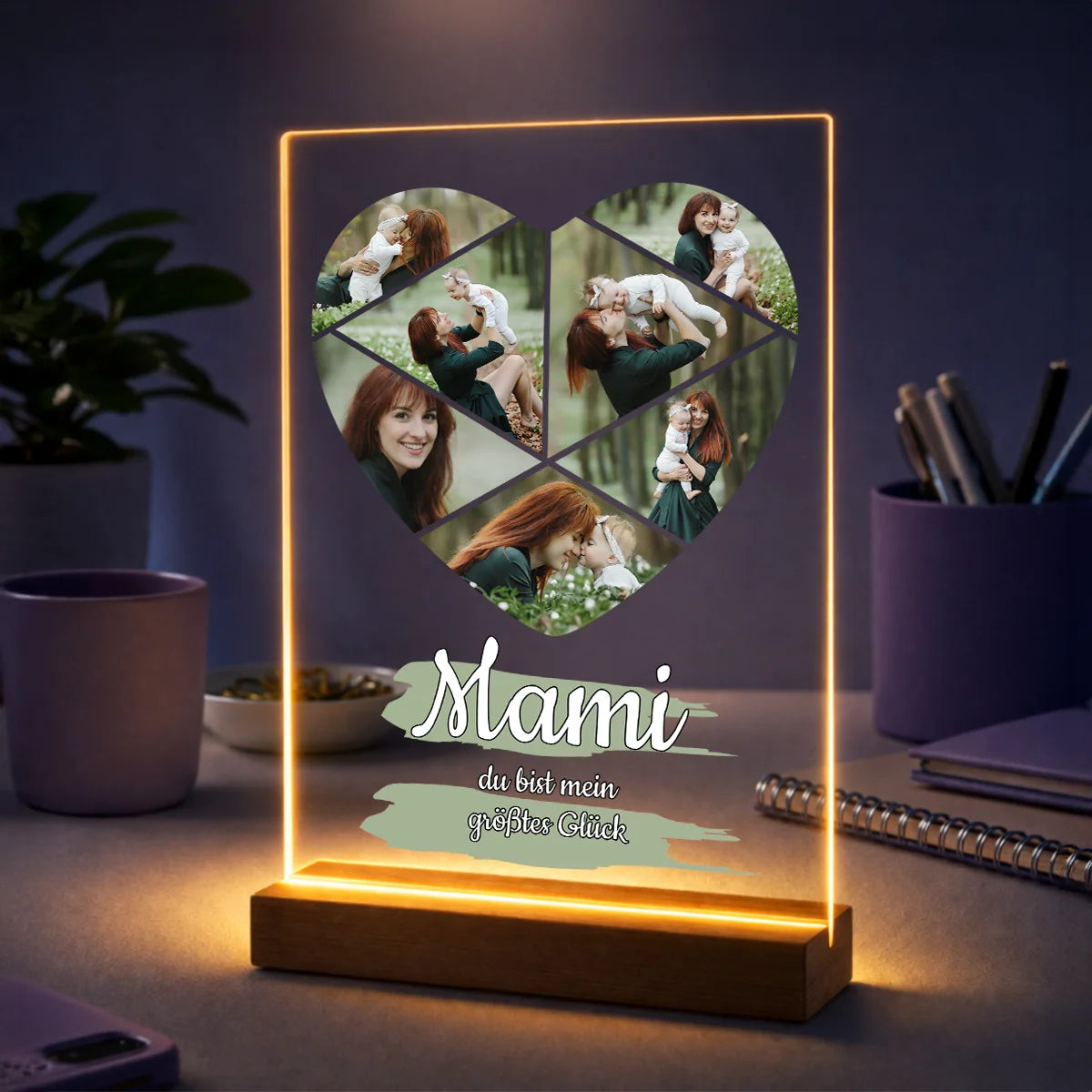 Originelles Geschenk für Mama zum Muttertag – Fotocollage Mama die schönsten Momente