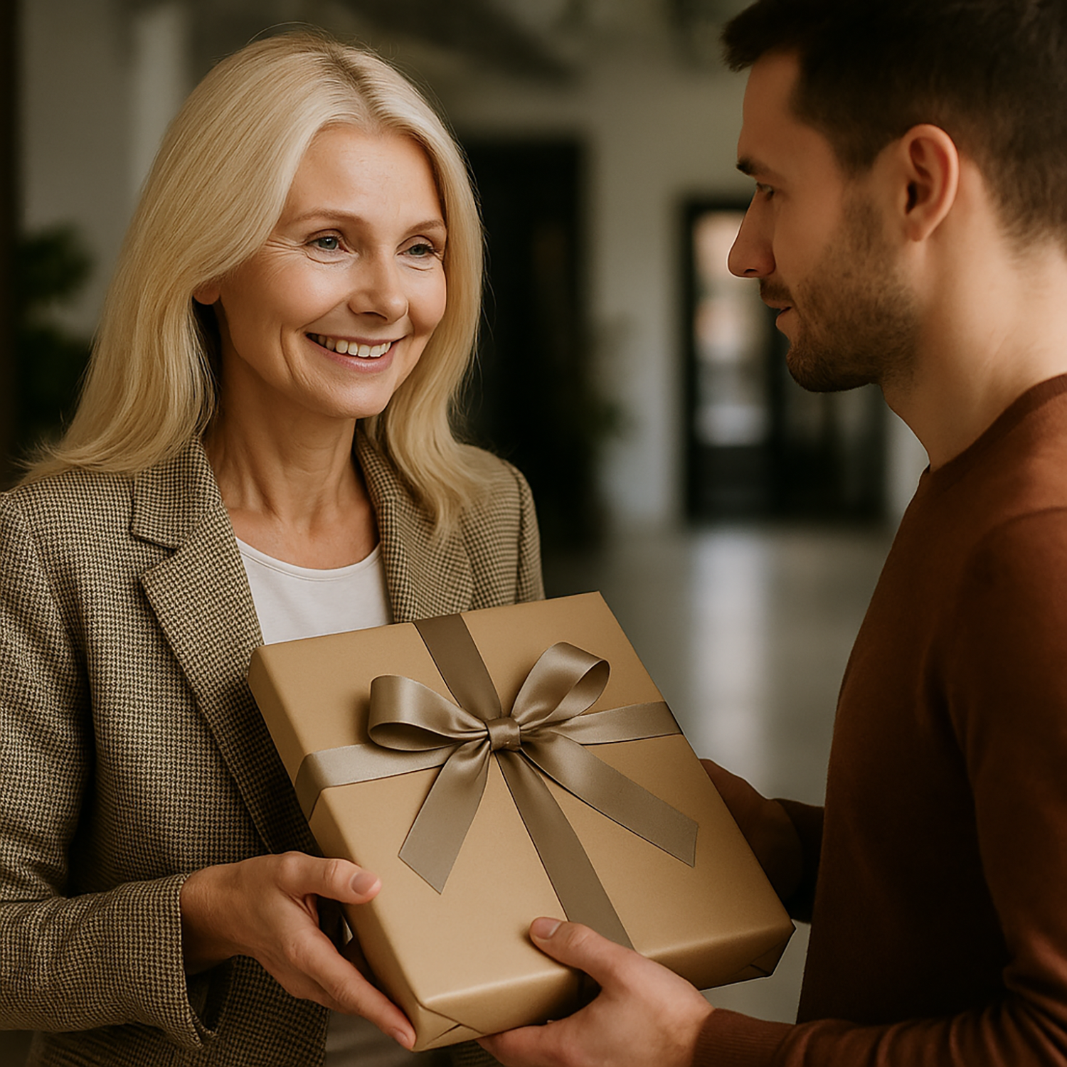 Image of 50. Geburtstag einer Motorradfahrerin – Druck auf Glas, Portrait aus deinem Foto
