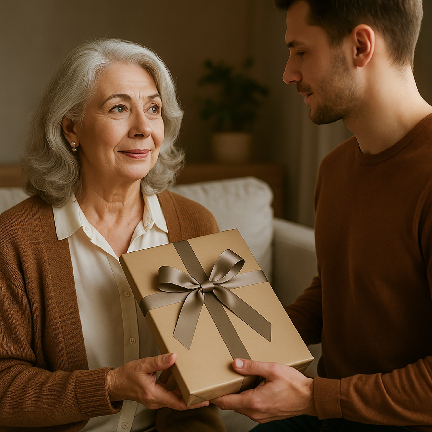 Image of Illustration zum 60. Geburtstag mit Glückwünschen – Druck auf Glas, Portrait aus deinem Foto