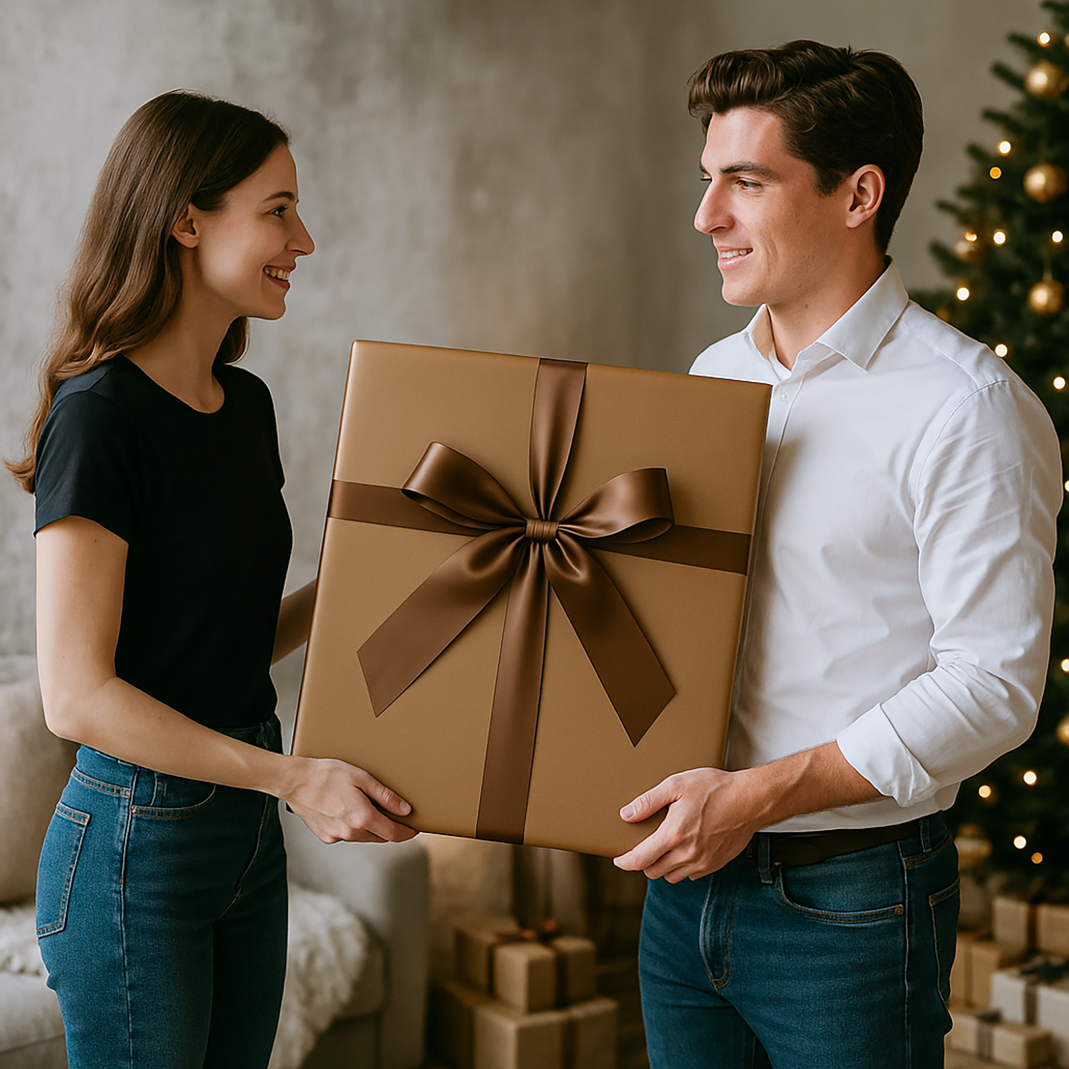 Image of Seine Weihnachtsversion – Plakat aus deinem Foto