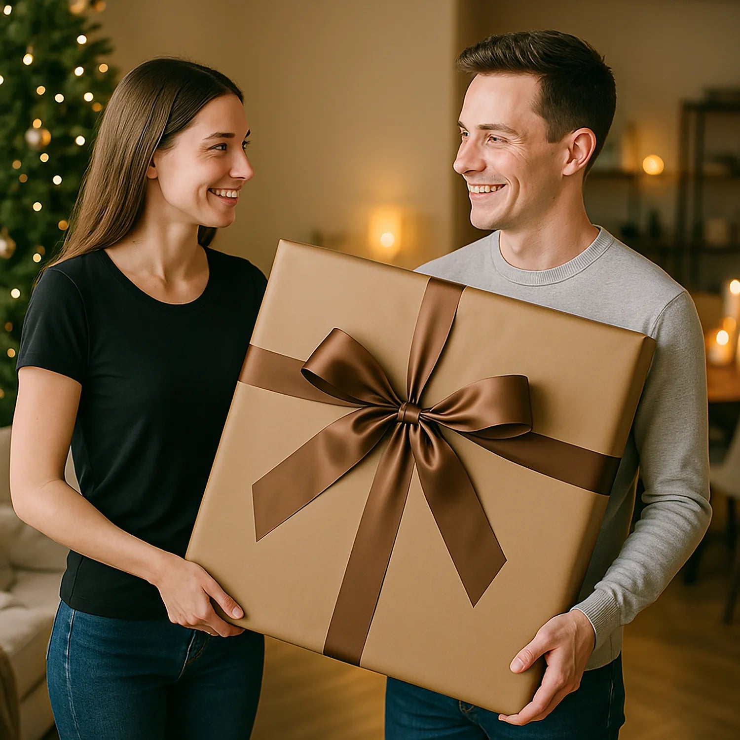 Image of Er als Rentier – Plakat aus deinem Foto