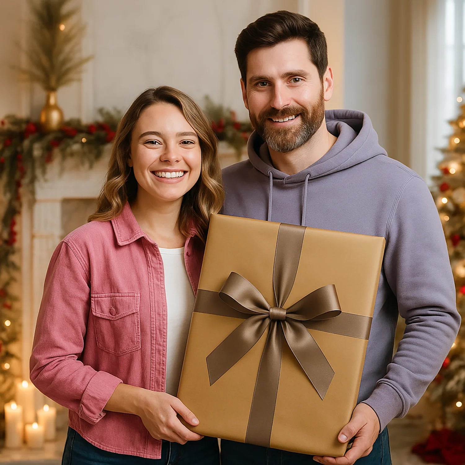 Image of Weihnachtsmagie – Poster aus deinem Foto