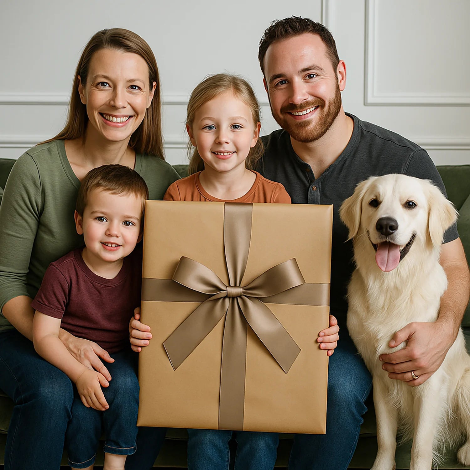 Image of Weihnachten im Familienkreis – Poster aus deinem Foto