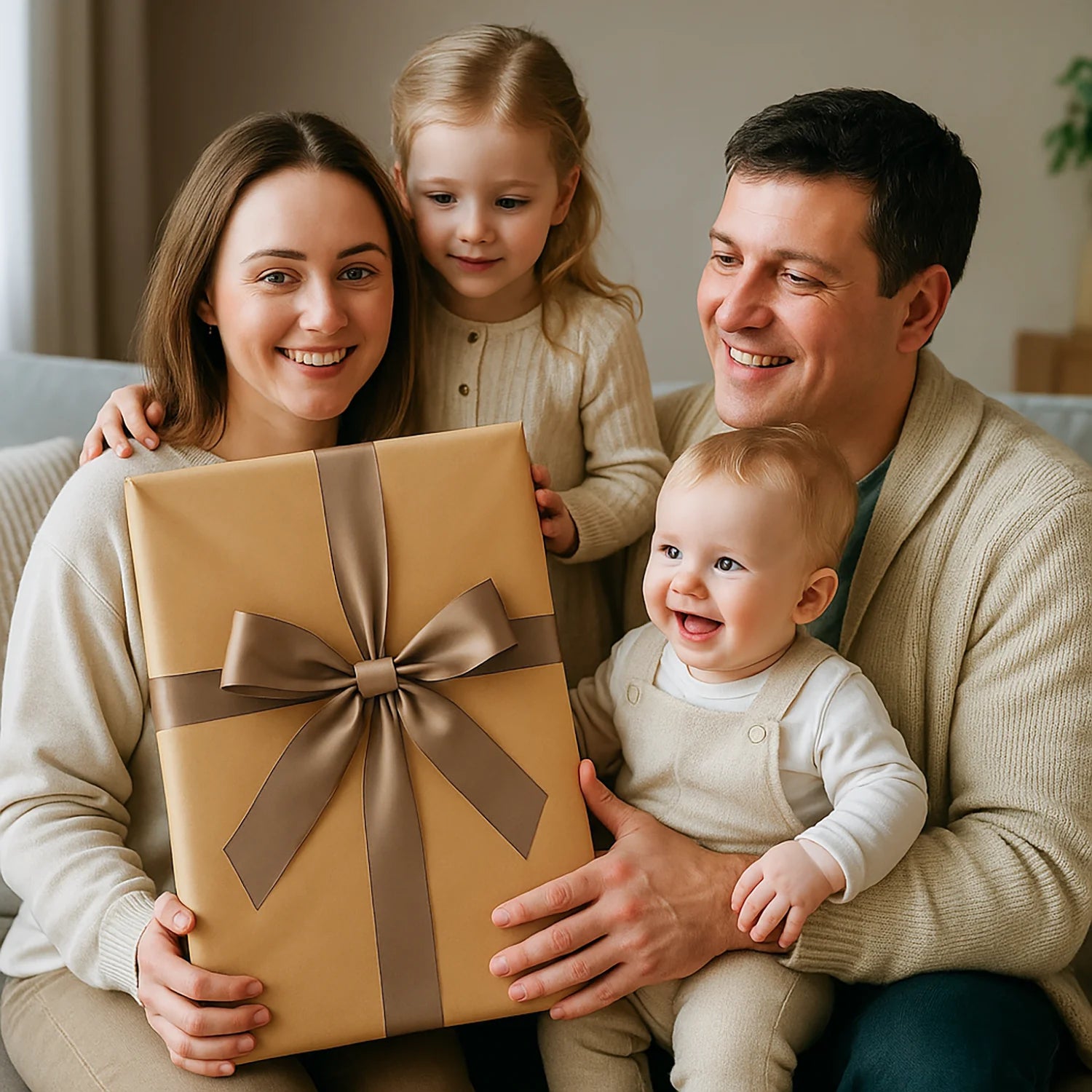 Image of Adelsfamilien-Porträt - Leinwandbild aus deinem Foto
