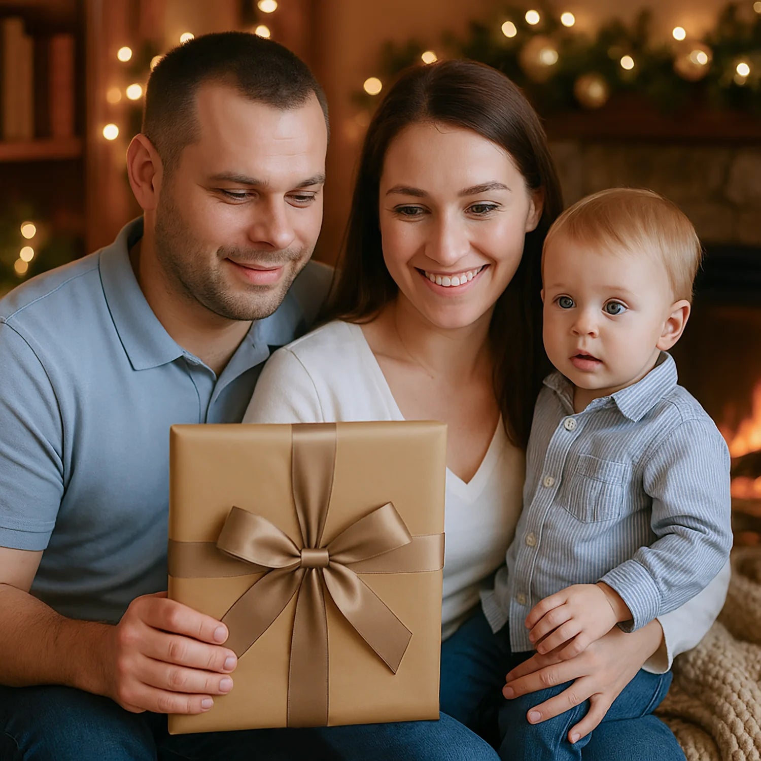 Image of Weihnachtsteam – Druck auf Glas, Porträt aus deinem Foto
