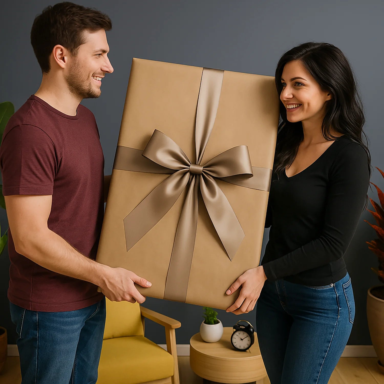 Image of Sprung in den 35. Geburtstag - Poster aus deinem Foto