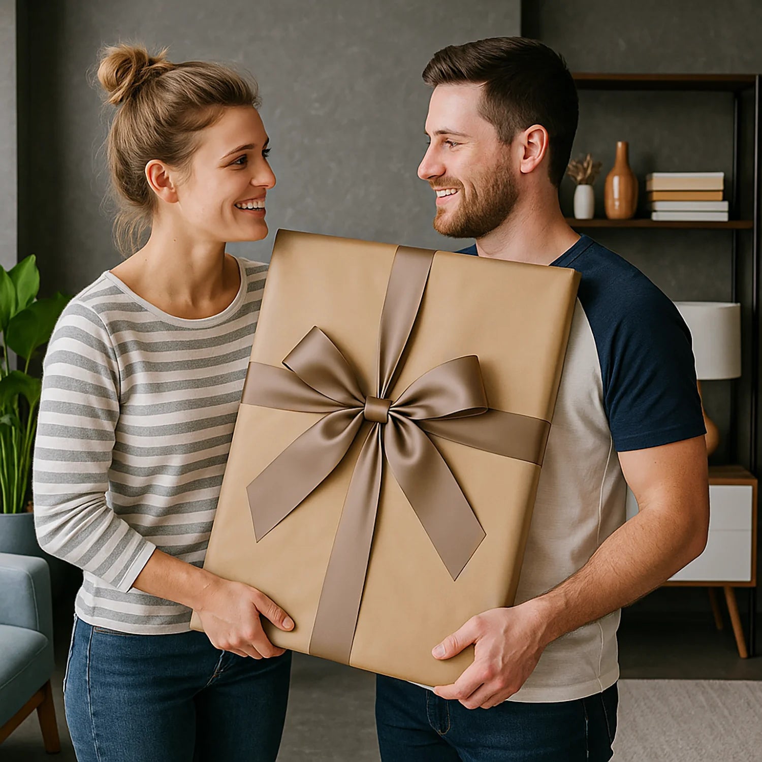 Image of Glückliche 30 Jahre des Paares – Leinwandbild aus deinem Foto