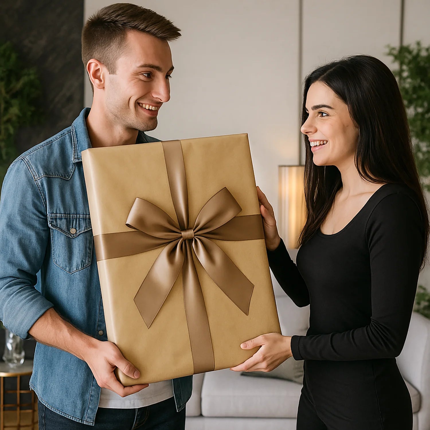 Image of Porträt des Prinzen und der Prinzessin - Leinwandbild aus deinem Foto