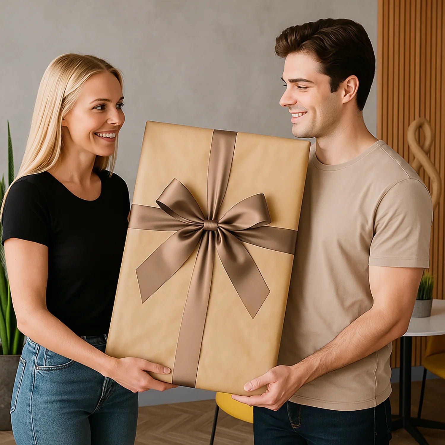 Image of Adliges Paar - Leinwandbild aus deinem Foto