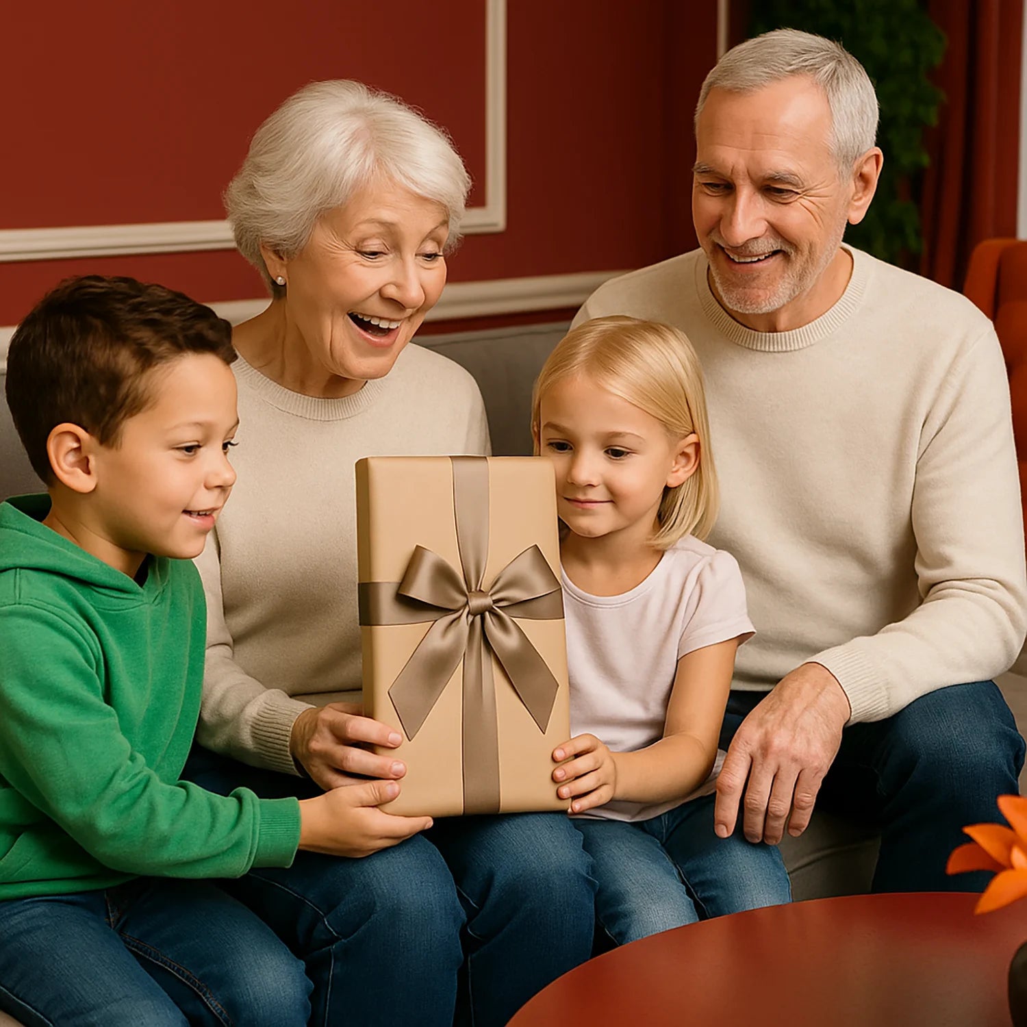 Image of Eure Weihnachtsmomente – Glasdruck aus deinem Foto