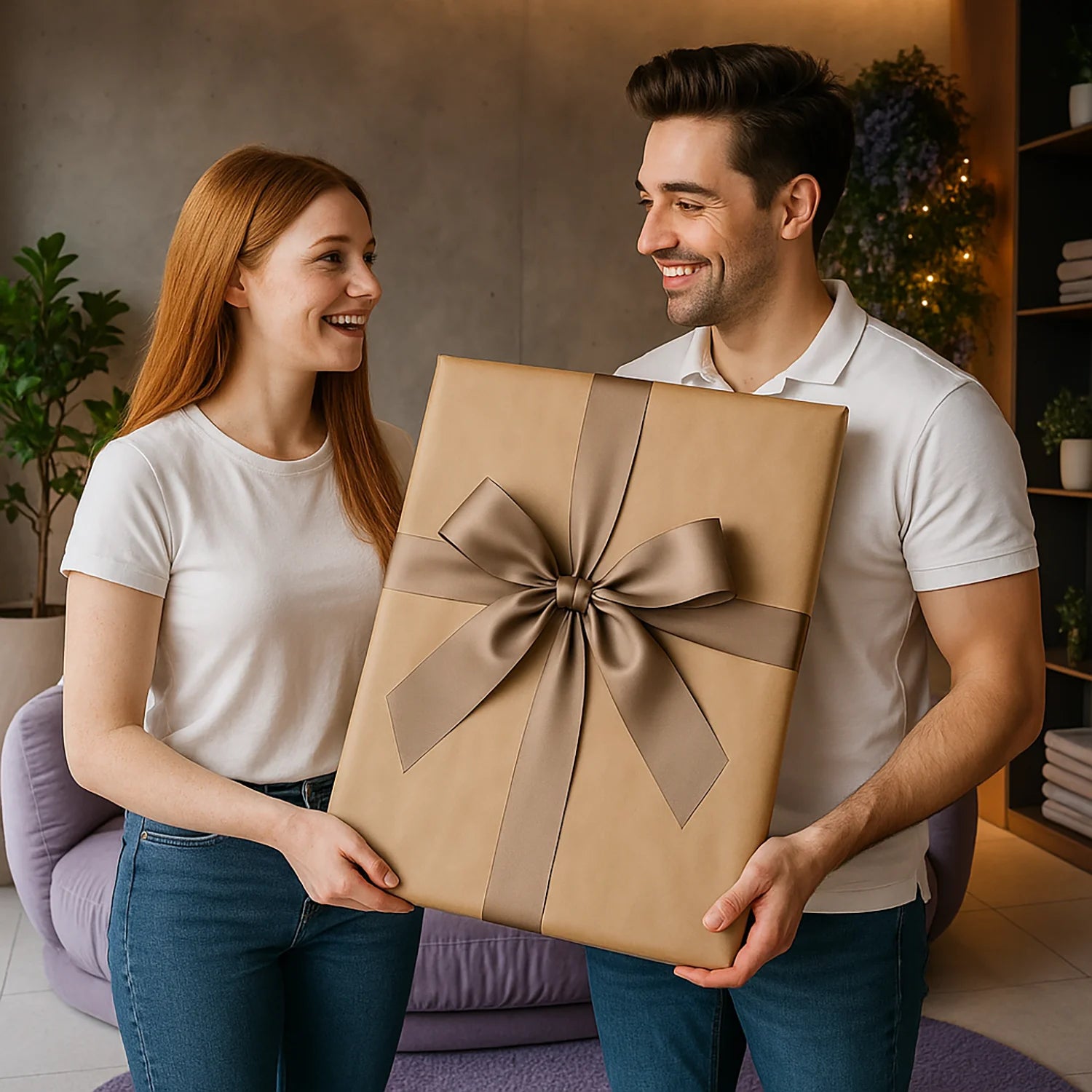 Image of Karikatur eines Paares im Prinzen und Prinzessinnen Stil - Poster aus deinem Foto