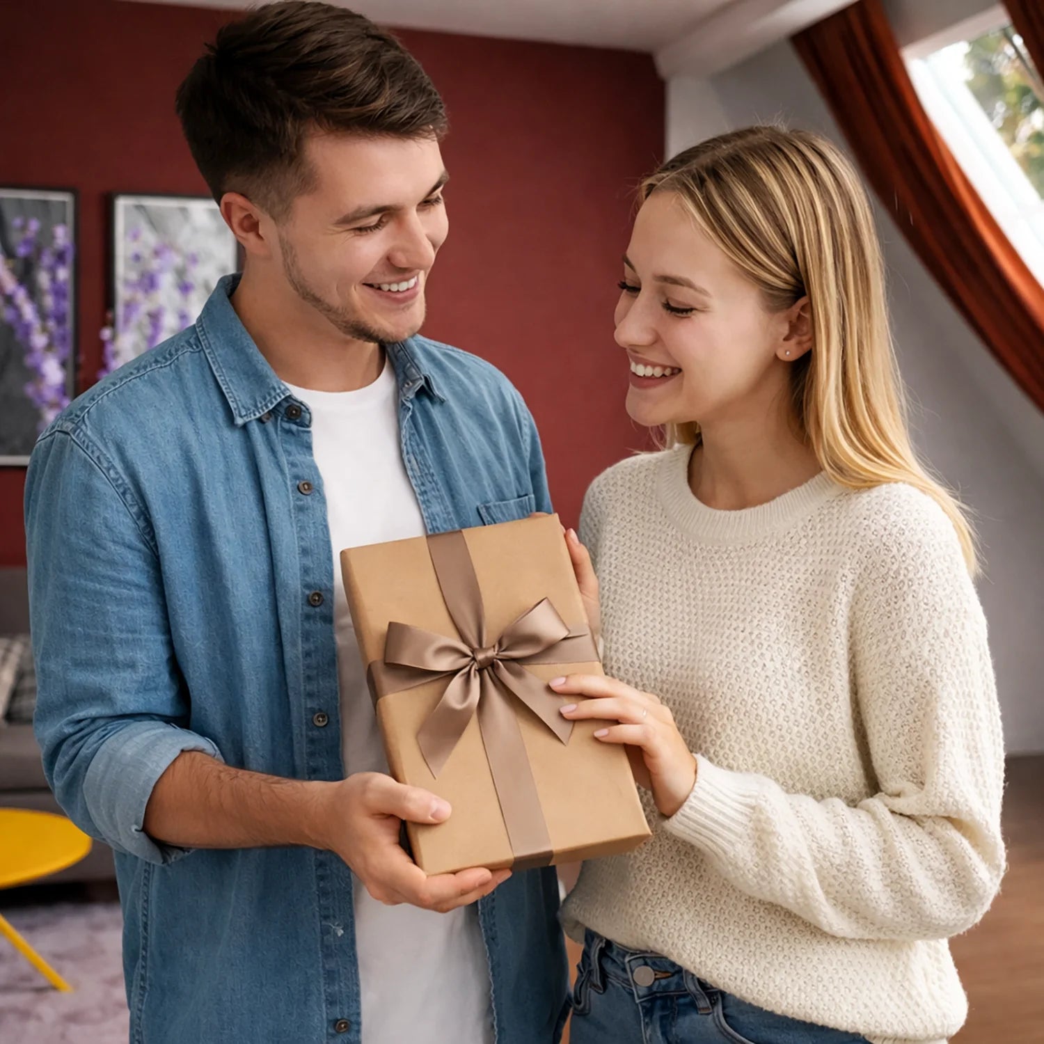 Image of Puzzle der Verliebten - Glasdruck aus deinem Foto