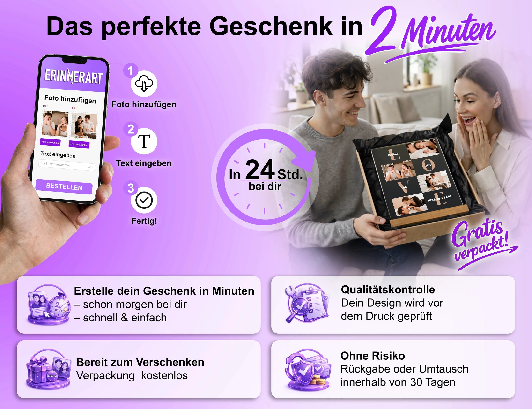 Das perfekte Geschenk in 2 Minuten