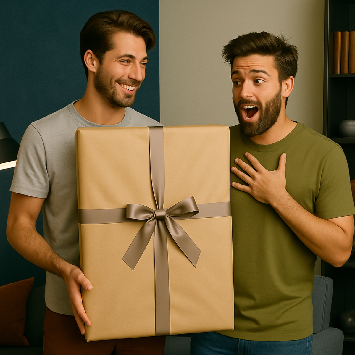 Image of Brüderliche Verbundenheit - Leinwandbild aus deinem Foto