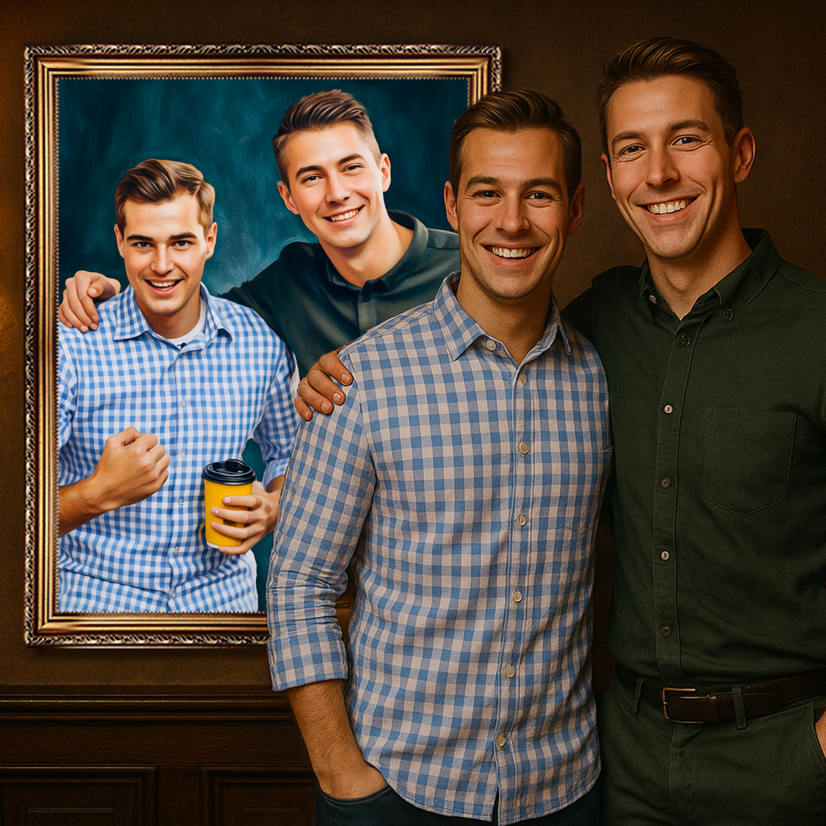 Image of Beste Freunde - Leinwandbild aus deinem Foto