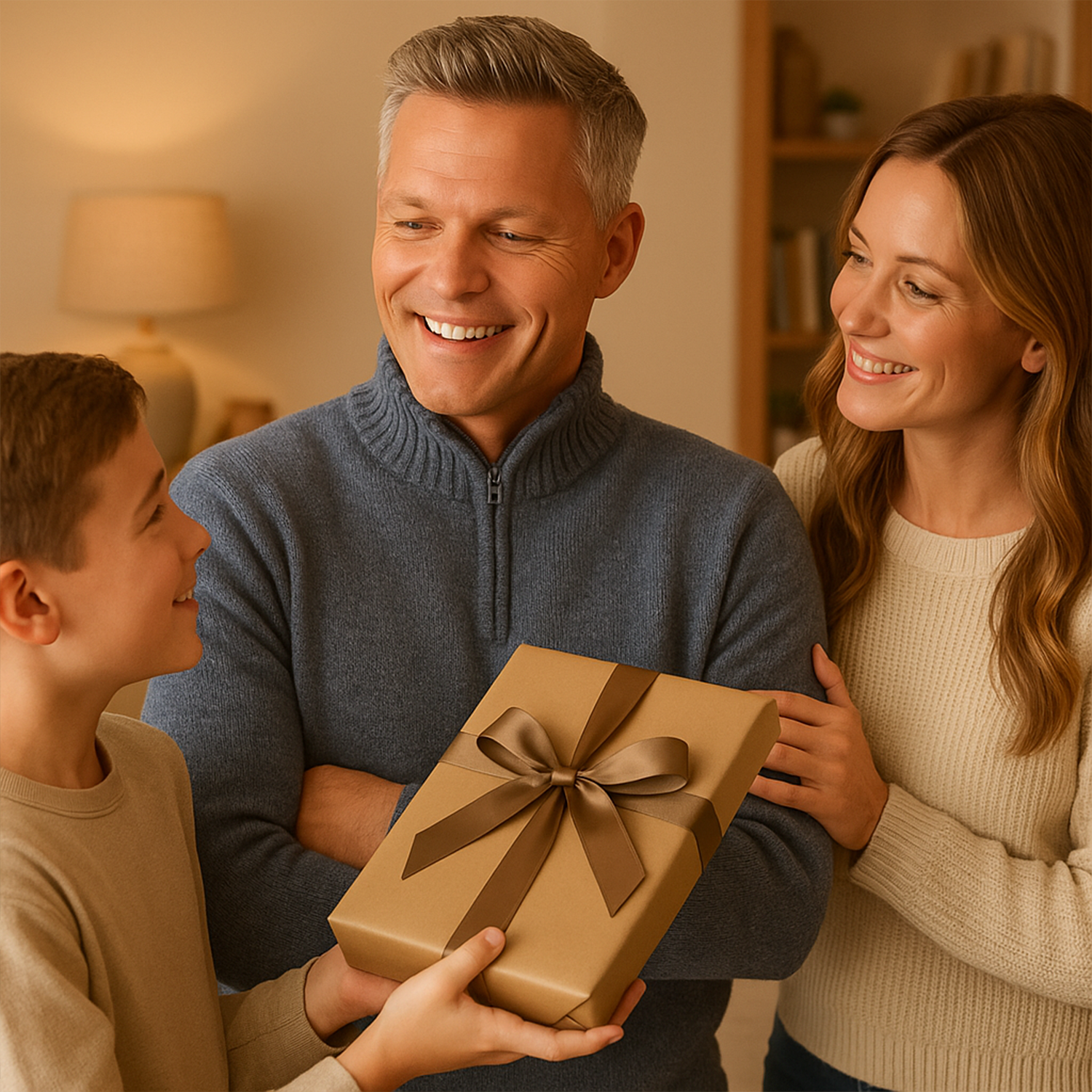 Image of Koch-Porträt zum 50. Geburtstag - Glasdruck, Porträt aus deinem Foto