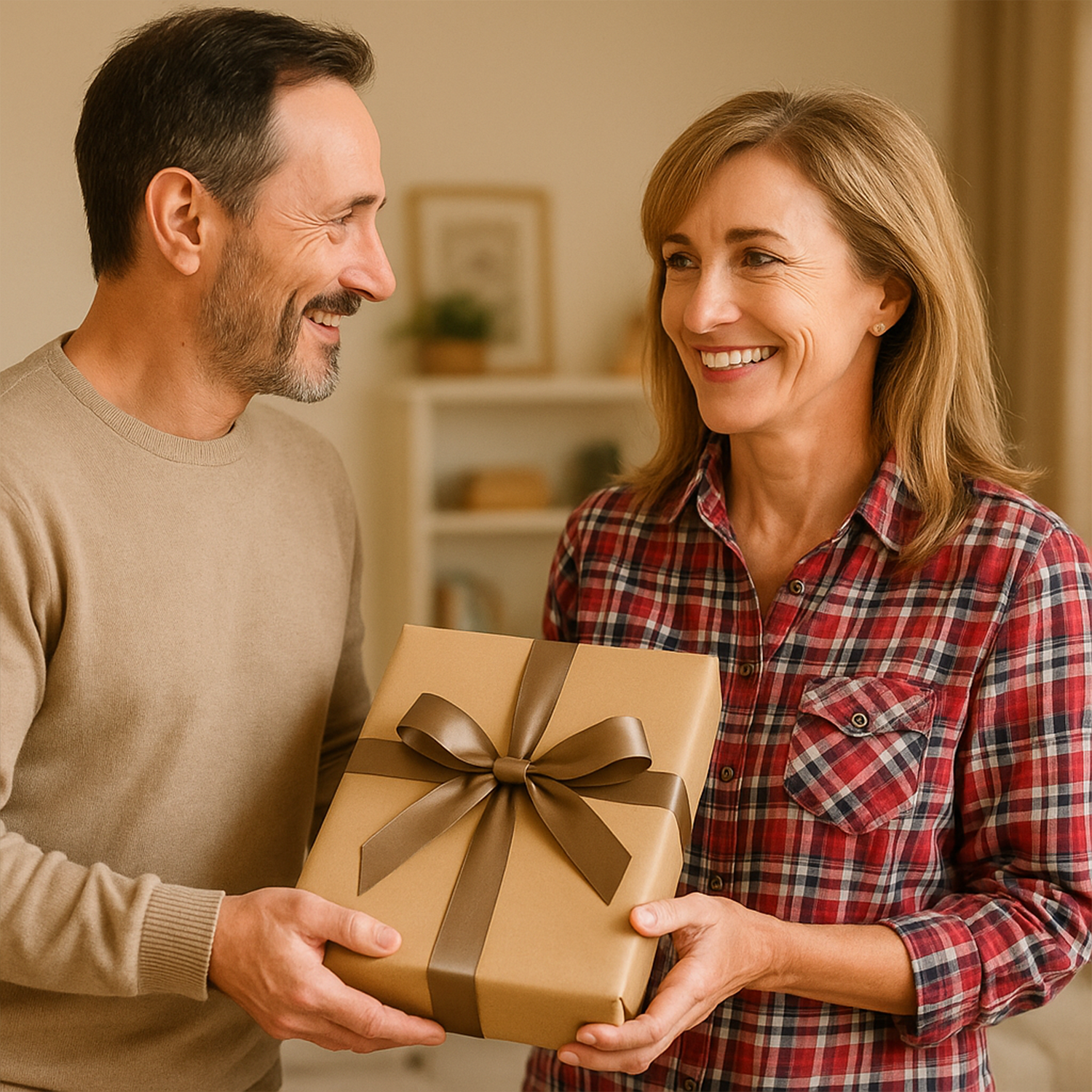 Image of Königliches Porträt zum 45. Geburtstag – Glasdruck, Porträt aus deinem Foto