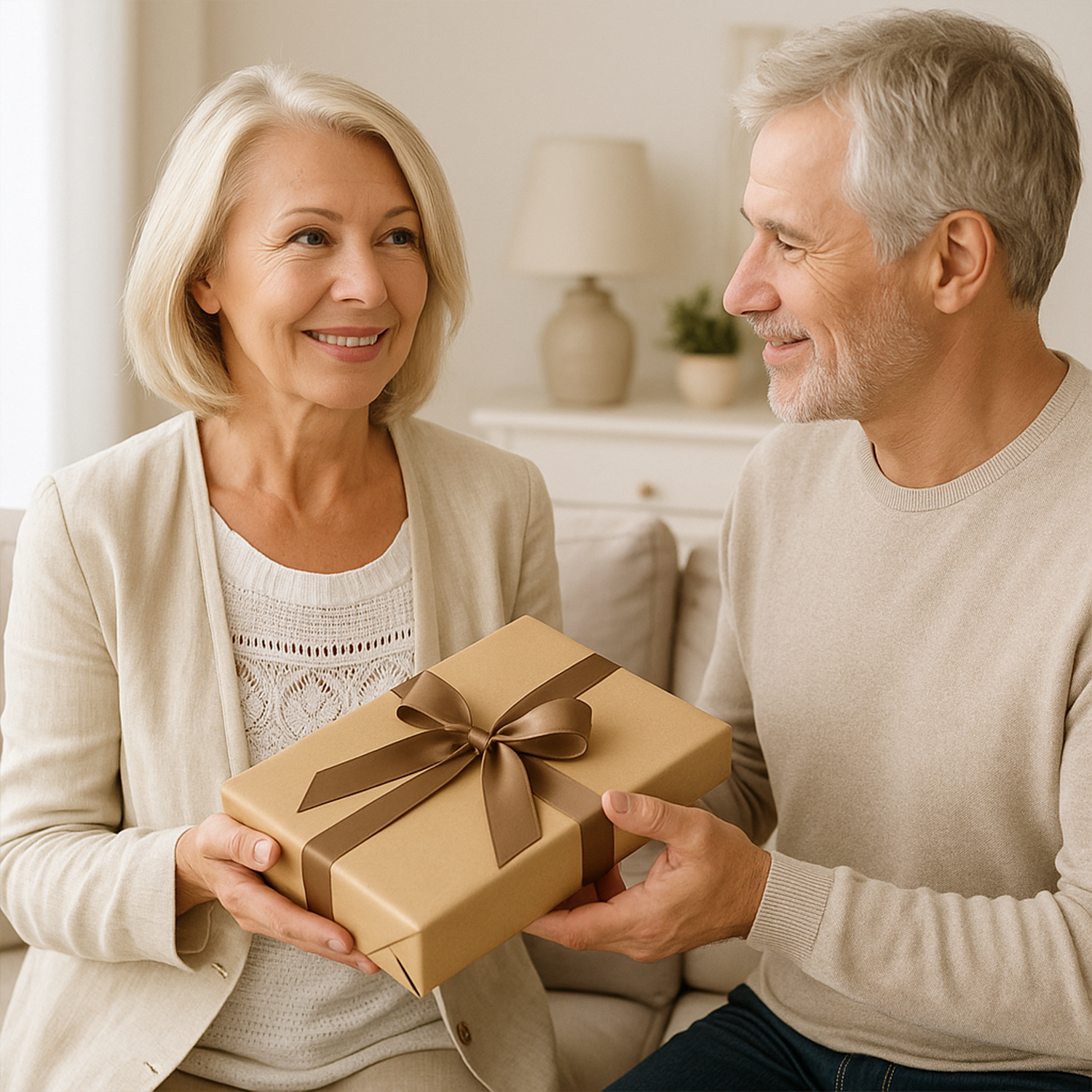 Image of Illustration zum 50. Geburtstag – Glasdruck, Porträt nach Deinem Foto