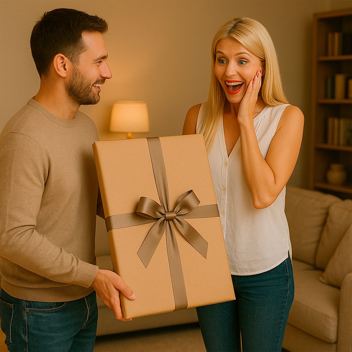 Image of Vintage-Porträt einer Frau – Leinwandbild aus deinem Foto