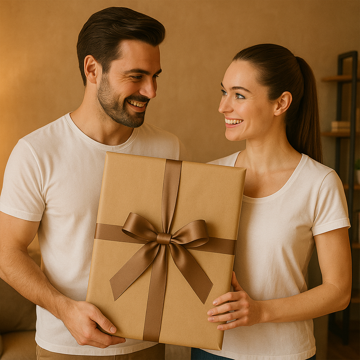 Image of Paarporträt im Märchenstil – Leinwandbild aus deinem Foto