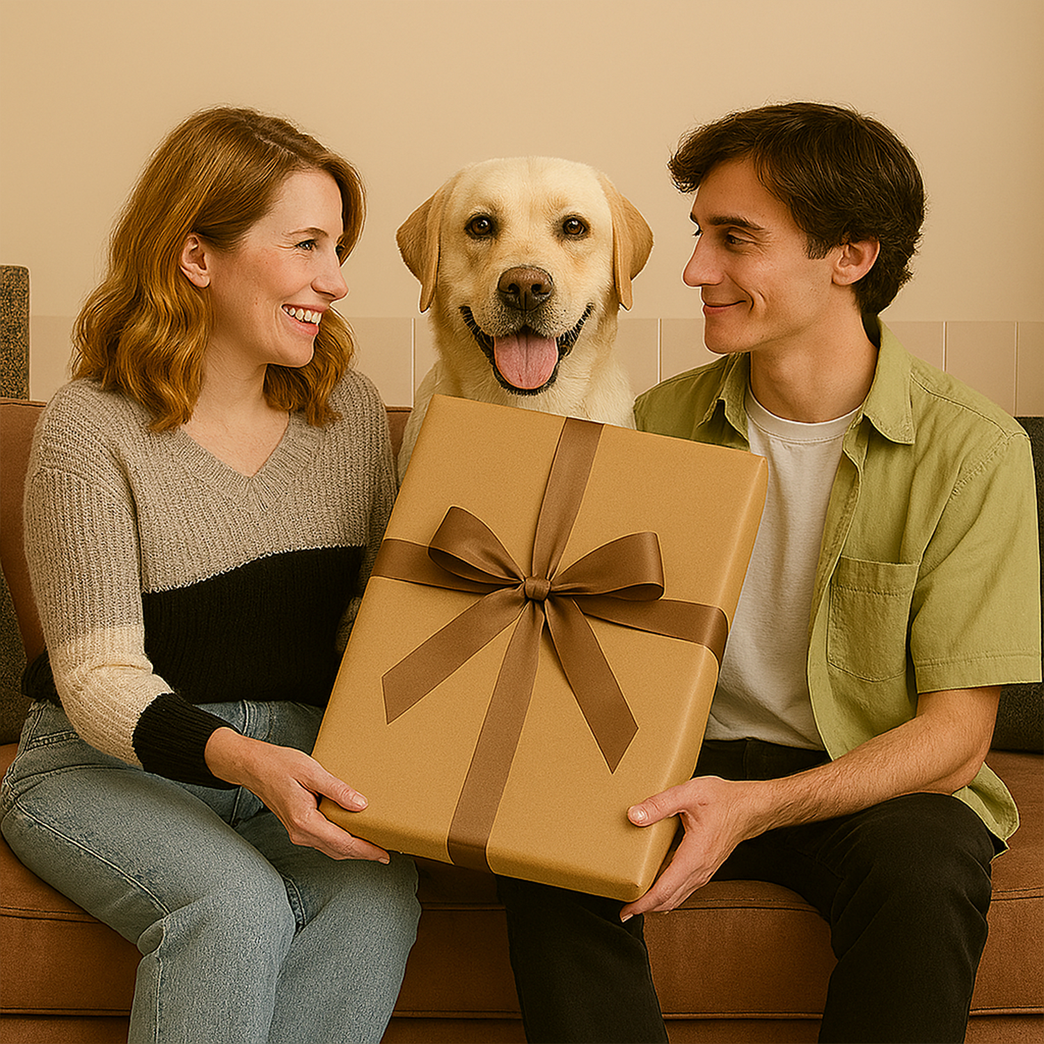 Image of Hund als König – Leinwandbild aus deinem Foto