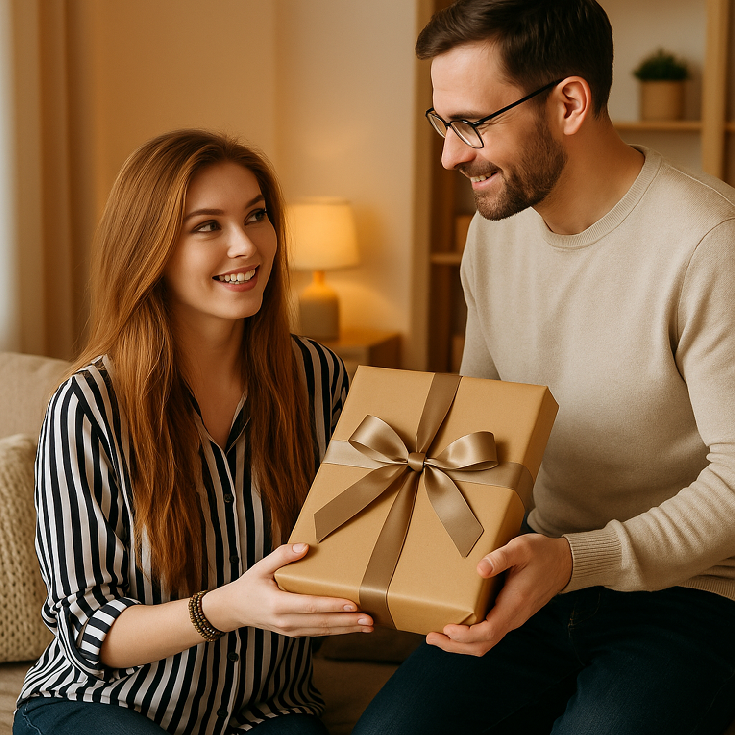 Image of Karikatur im Star-Stil + Name - Druck auf Glas, Portrait aus deinem Foto