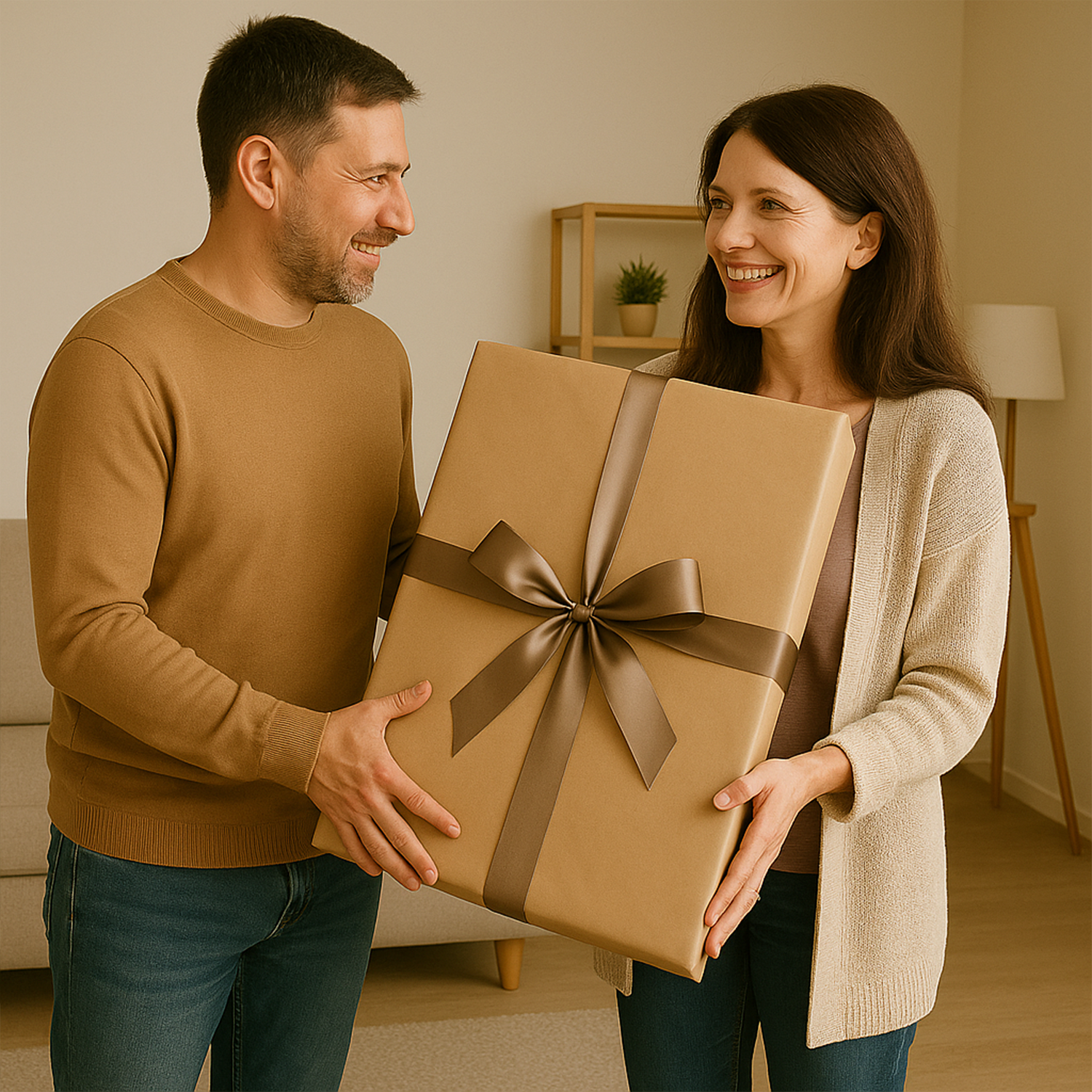 Porträt zum verrückten 50. Geburtstag – Leinwandbild nach deinem Foto