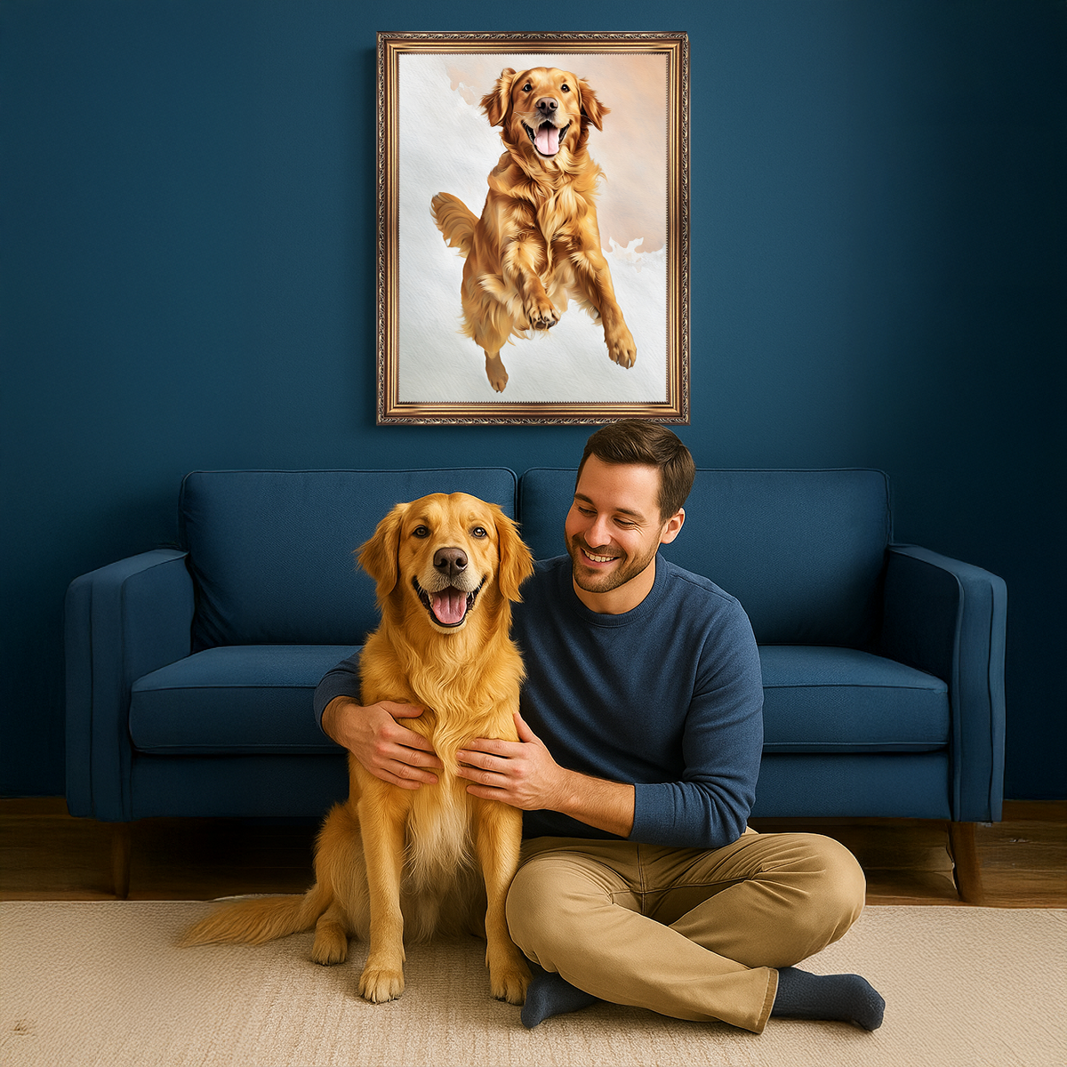 Image of Porträt des geliebten Haustiers – Leinwandbild aus deinem Foto