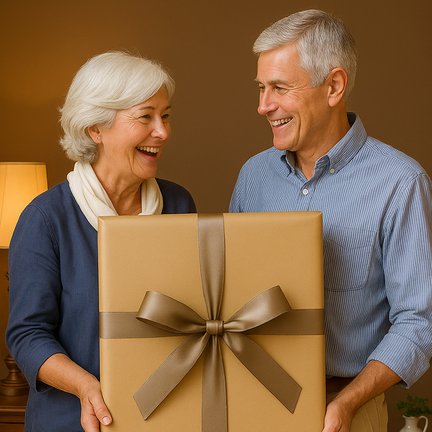 Image of Gemeinsames Paarporträt – Leinwandbild aus deinem Foto