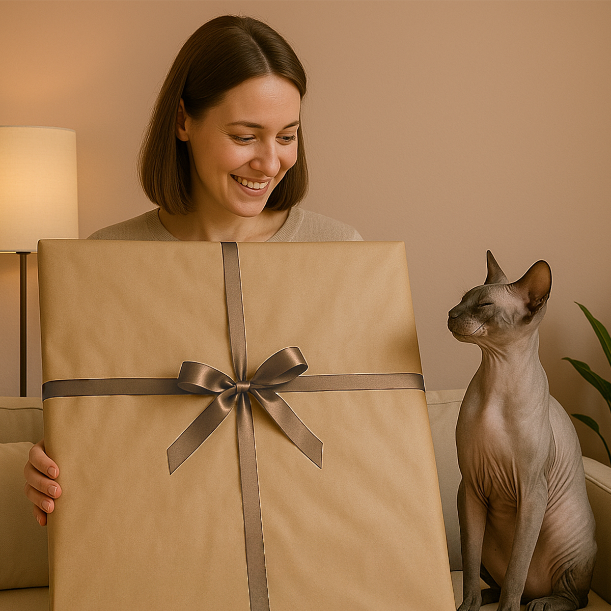 Image of Katzenporträt – Leinwandbild aus deinem Foto