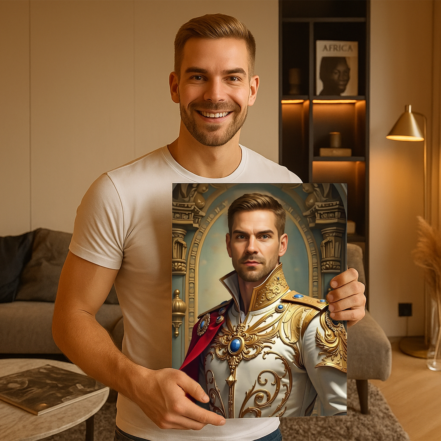 Image of Fürstliches Porträt – Leinwandbild aus deinem Foto