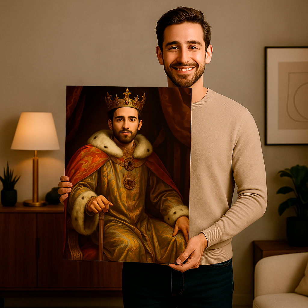 Image of Renaissance-Herrscherporträt – Leinwandbild aus deinem Foto