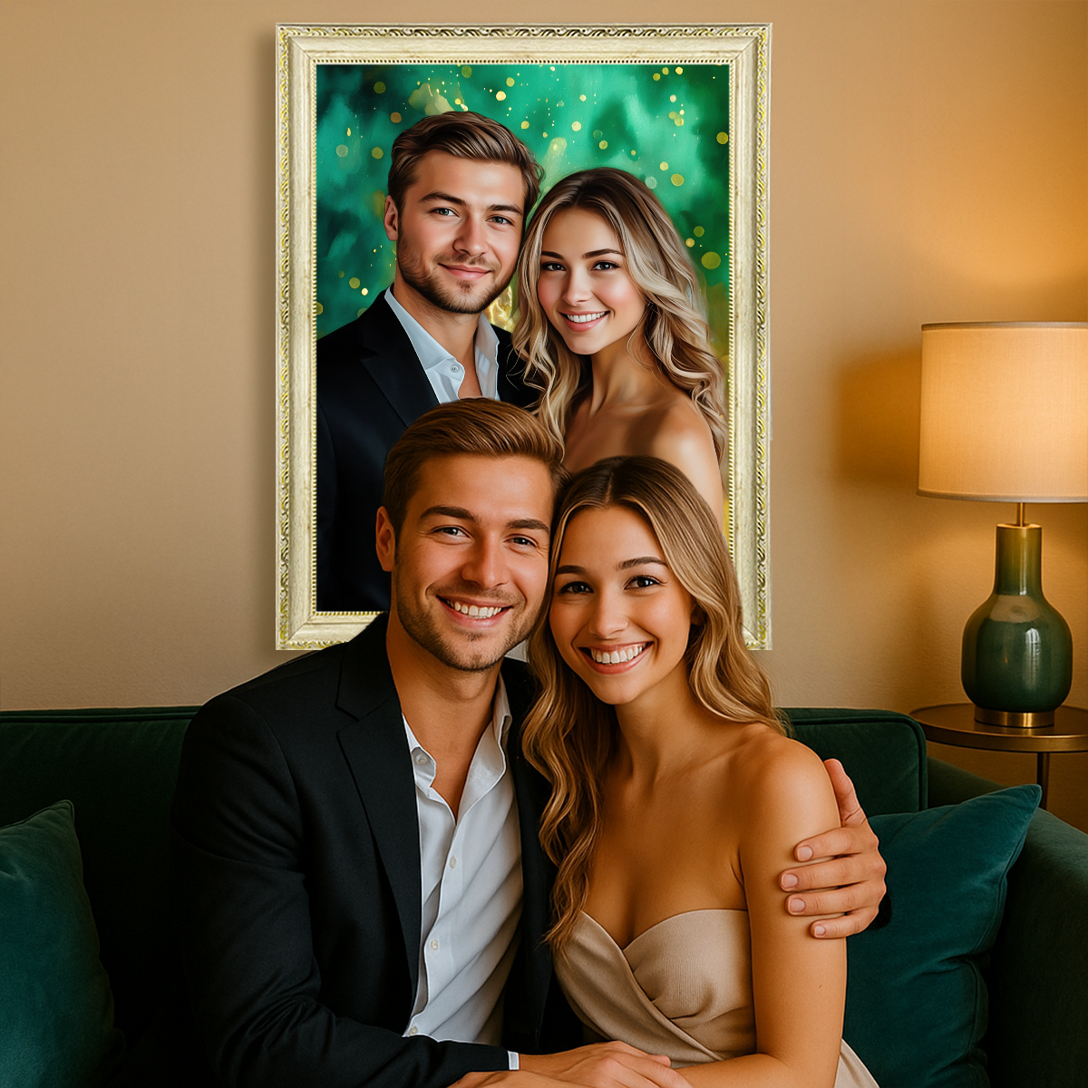 Image of Porträt der Verliebten – Leinwandbild aus deinem Foto