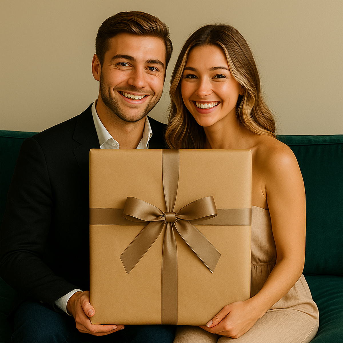 Image of Porträt der Verliebten – Leinwandbild aus deinem Foto