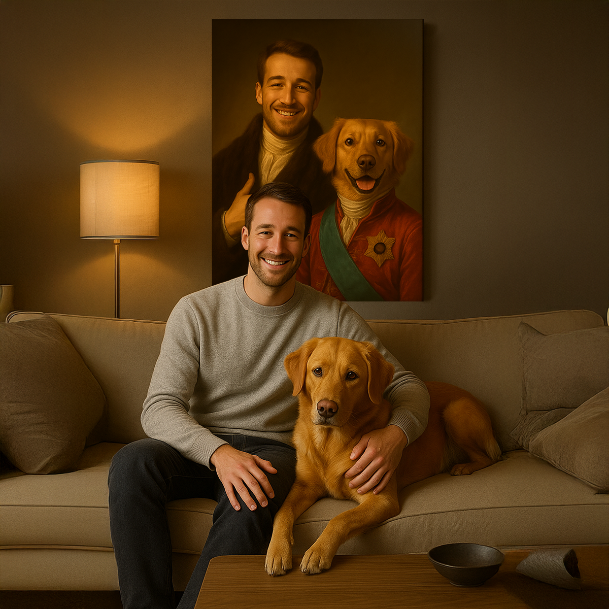 Image of Zwei Aristokraten – Leinwandbild aus deinem Foto