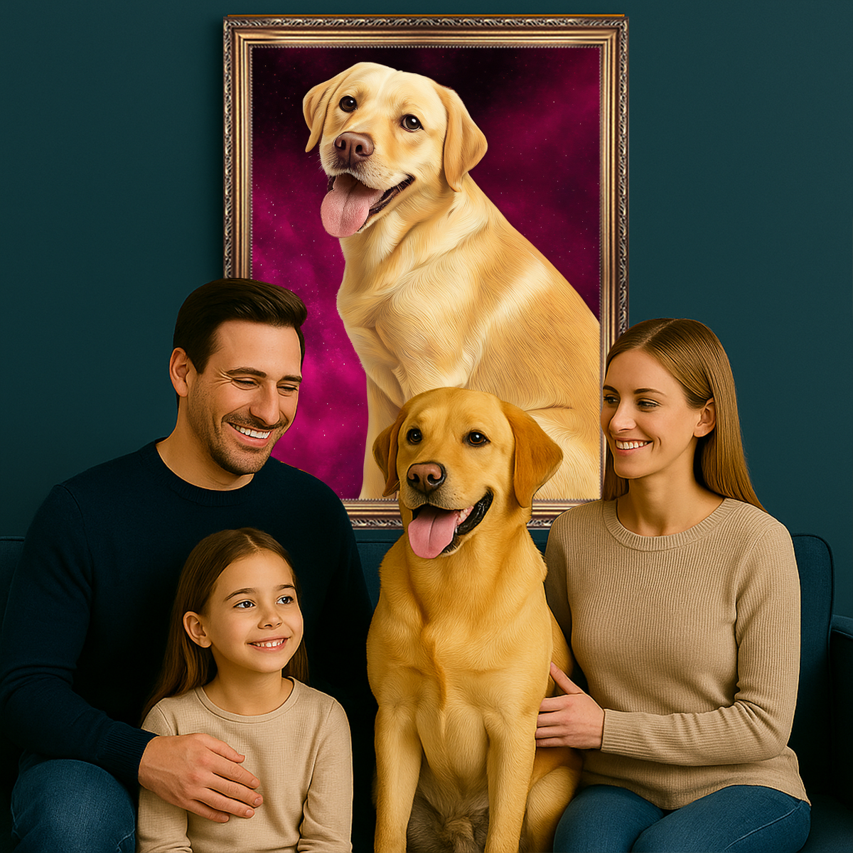 Image of Porträt des geliebten Haustiers – Leinwandbild aus deinem Foto