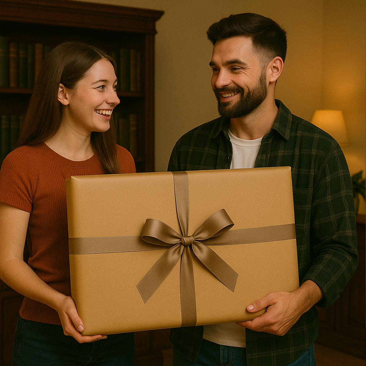 Image of Mann mit Pferd – Leinwandbild aus deinem Foto