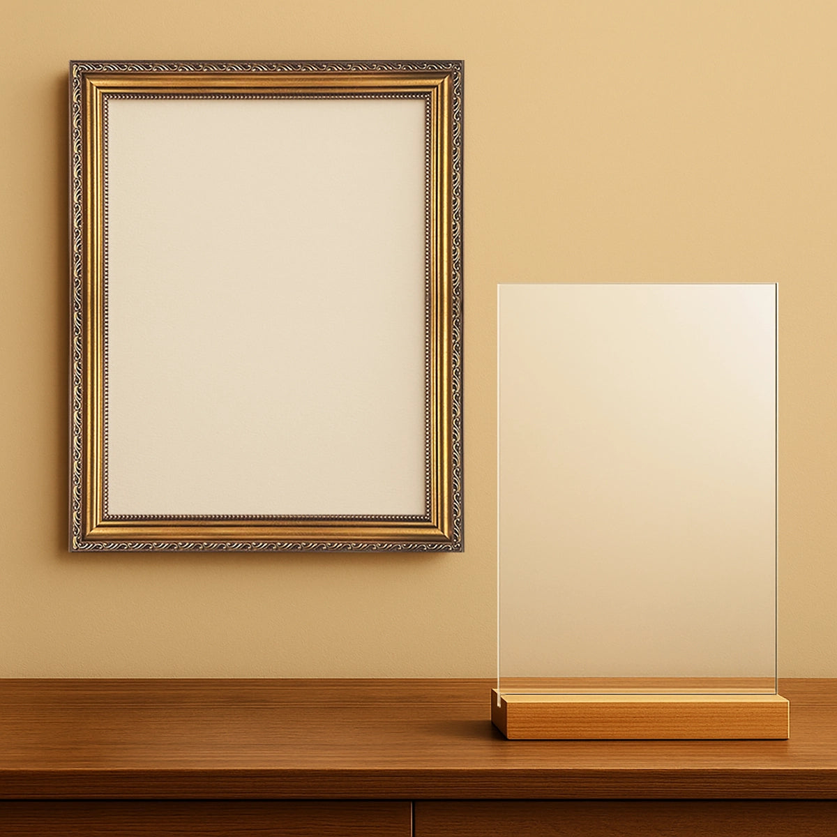 Image of Illustration zum 30. Geburtstag + Glückwünsche – Druck auf Glas, Portrait aus deinem Foto