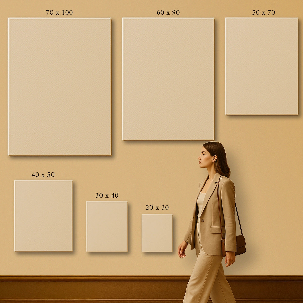 Image of Porträt im Star-Stil zum 50. Geburtstag – Leinwandbild aus deinem Foto