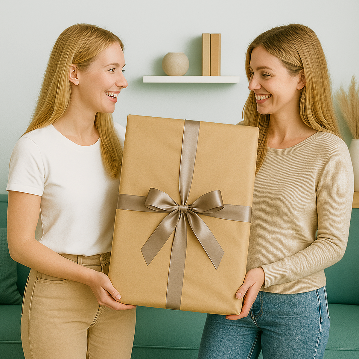 Image of Zwei Schwestern - Leinwandbild aus deinem Foto